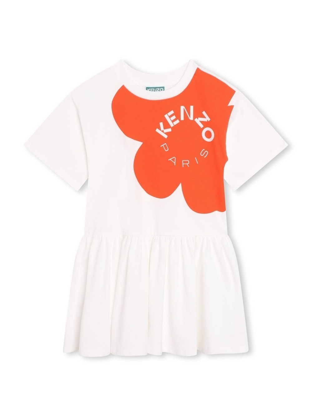 KENZO Kids Boke Flower Cotton Dress Size 12 (Girl)